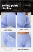 Conjunto De Yoga Para Mujer Sin Costuras Beauty Back Sports Bra Y Leggings De Elevación Glúteos Ropa De Gimnasio Transpirable Fitness Set Para Ejercicio - details 9