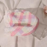 Fular De Encaje Cuadros Rojo Para Mujer Accesorio De Cabello Estilo Retro Triangular Para Viajes Y Fotografía Bandana De Algodón Adecuada Para Todas Las Estaciones - details 12