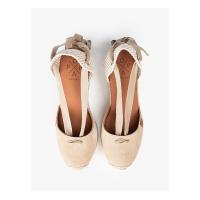 Sandalias plataforma mujer POPA KLORENA BEIG VALENCIANA CUÑA YUTE SERRAJE BEIG 35929 25V - details 2