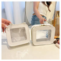 Bolsa De Maquillaje Para Mujer Transparente Con Cierre De Cremallera Impermeable Grande Bolsa De Lavado Para Viajes - details 11