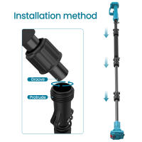 2M Poste de podadora telescópico, para motosierra Makita de 18V, poste de extensión de aleación de aluminio con mango ajustable y antideslizante de 5 ángulos - details 0