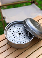 Tiartisan Juego De Olla De Camping De Titanio 2.1L/ 2.8L Con Compartment De Vapor Multifuncional Y Ligera Para Exterior - details 12