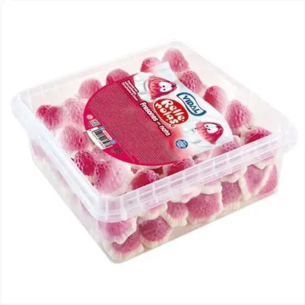 Vidal Fresones con Nata Rellenas de Gominola Sin Gluten 75 Unidades - 1