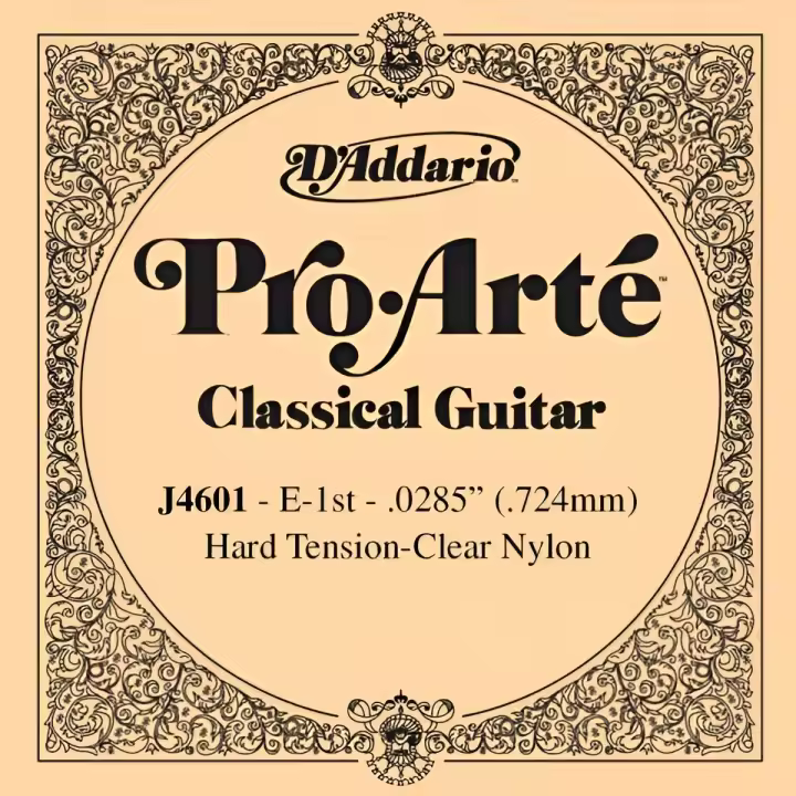 CUERDA SUELTA GUITARRA CLASICA-D'addario (J/4601) Pro/Arte Fuerte (Minimo 5 Cuerdas) 1ª - 1
