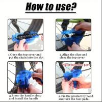 Juego De Herramientas De Limpieza Para Bicicleta Limpia De Cadena Y Engranajes Con Cepillo De Limpieza Herramienta De Lavado De Bicicleta - details 4