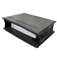 Portafolio de Mano con Fuelle extensible Dynamic Classic XXL - REF 75766 - en Piel Vegan, Cierre de Cremallera, Elegante Acabado y Práctico Tamaño Para Hasta 500 Folios by Office Box - details 1