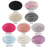 Hilo De Chenillo Thunkiy Para Tejer Y Crochet Manta Cojín Multicolor Suave Cálido Escarf Tejer Yarn 250g/Ball Adulto Mujer Polyester - details 22