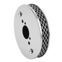 Filtro De Aire De Alta Fluidez 14x3cm Metal Cromado Reemplazo Para Carburador SU HS2 1¼ Pulgadas Filtro De Aire Pancake Chrome - details 2
