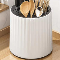 Organizador De Cocina Multifuncional Para Cuchillos Y Cucharas Almacenamiento De Cuchara Y Cuchillo Soporte De Drenaje De Plástico Para Uso Doméstico - details 13