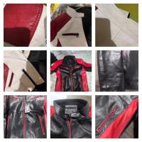 Chaqueta De Motocicleta Para Hombres Cuero PU Color Bloqueado Cuello Erguido Casual Ropa De Moto Equipamiento De Motocicleta - details 6