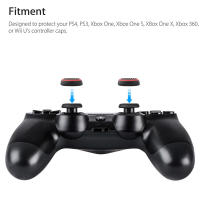 4PCS Cubiertas De Botón De Joystick De Silicona Compatible Con Controladores PlayStation4 PS4/PS3/PS2 Xbox One / Xbox 360 - details 4