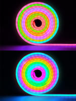 Tira De Luces LED RGBIC Bluetooth Neón Flexible Y Suave 5M WS2812 Impermeable Para Decoración De Hogar Con Control Remoto Y USB - details 8