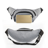 Bolsa De Cintura Para Mujer Y Hombre Bolso De Banano Estilo Casual Bolsa De Hombro Cruzada Material Poliéster Y Nylon - details 7