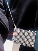 Bolso De Hombro Mini Jiomay Para Mujer Diseñador Lujo 2024 Con Diamantes Y Cadena Bolso De Fiesta Versátil Para Labial - details 20