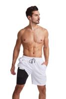 Shorts De Correr Para Hombre 2 En 1 Entrenamiento Fitness Terciopelo Verano Deporte Calzoncillos Cuarters Ajustados - details 15
