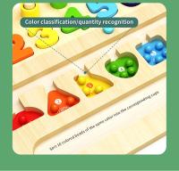 Juego De Puzzle Magnético Montessori Para Niños Tablero De Laberinto De Colores Y Números Madera Juguete Para Desarrollo De Habilidades Motoras Finas Edad Recomendada 3-6 Años - details 10
