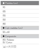 JVR - COLCHA TIPO 10 modelo GEOX - Tejido Jacquard Pique - Fabricado en España - Cama 90/105/135/150/160/180 - details 0