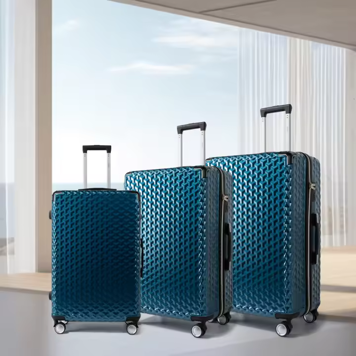 S7STAR Conjunto de Maletas de Viaje Elegantes: Carcasa Ligera de ABS, Cerradura Numérica, 4 Ruedas Giratorias 360°, Asa Telescópica de Aluminio Juego de Maletas Set Trolley Maleta Cabina - 1