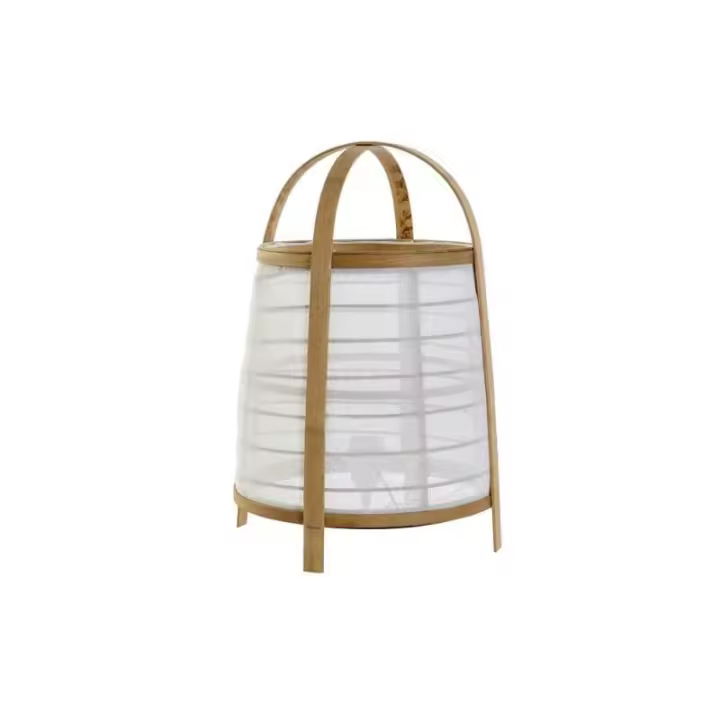 Lámpara de mesa DKD Home Decor Blanco Natural Bambú 40 W 220 V 32 x 32 x 45,5 cm-DAMDAM GO - 1