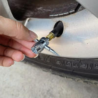 Herramienta De Remoción De Válvula De Neumático De Cobre Para Coche Bicicleta Motocicleta Con Válvula De Rueda Accesorios De Automóvil Herramienta De Limpieza Y Reparación - details 4