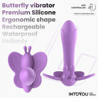 INTOYOU APP SERIES Wingy Estimulador Mariposa con APP Huevo Vibrador  Color Lavanda Juguetes sexuales Consolador - details 0