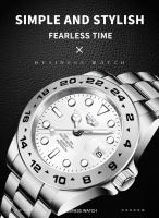 Reloj De Pulsera Deportivo Para Hombre LIGE Marca Top Militar Lujo Acero Inoxidable Resistente Al Agua Cuarzo Reloj Masculino Con Manos Luminosas Y Marcadores Arábigos - details 0