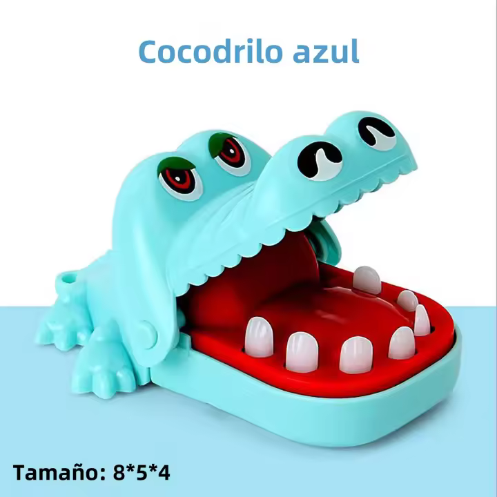 Juguete De Crocodilo Para Niños Juego Familiar De Reacción Clásico Juguete De Bocata De Dientes Para Entrenamiento De Reacción Y Novedades Para Niños - 1