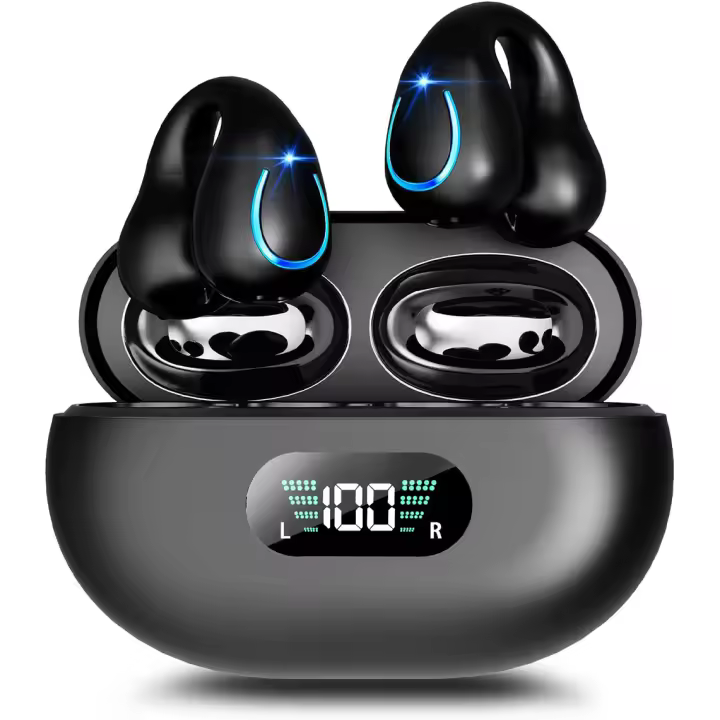 2025 Auriculares Inérgicos Deportivos, Bluetooth 5,3, 36 Horas de reproducción with Pantalla LED, IP7 Impermeable para Running Sport - 1