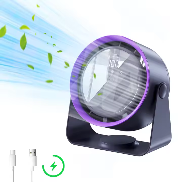 BIT Ventilador USB Silencioso Ultrapotente con Rotación de 360° - 1