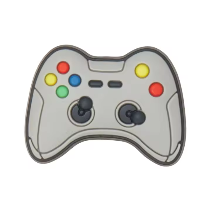 Pin Crocs Mando Videojuegos Grey Game Controller - 1