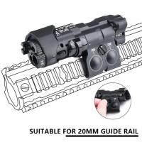 Linterna Táctica MAWLC1 LED Con Caja De Almacenamiento De Batería Modulada Resistente Al Agua Para Juego De Tácticas CS Caza Y Exploración Adecuada Para Ranura De 20mm - details 8