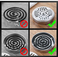 Soporte Para Hachís De Acero Inoxidable Caja De Mosquitos Con Tapa Bandeja Redonda Para Mosquitos Fáciles De Limpiar Suministros Anti-mosquitos - details 6