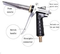 Boquilla de Agua de alta presión para hardware de Jardín, Pistola de pulverización de Manguera de Jardín, Pistola de Agua de metal de alta presión con Patrón de pulverización de 8 Vías para plantas de lavado de Jardín - details 2