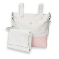 BOLSO PANERA BABYLINE 100% POLIPIEL + CAMBIADOR DE VIAJE DE LA COLECCIÓN STYLE. - details 0