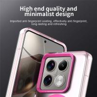 Funda Protectora Mate Transparente Para Xiaomi 14T pro POCOX6 pro Redmi 14C 13R Note 14 pro plus 5G Compatible Con Magsafe Antichoque Cubierta Trasera - details 7
