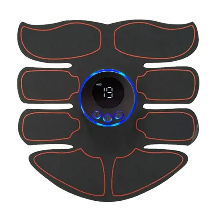 Estimulador De Músculos Abdominales EMS Con App Para Entrenamiento De Brazos USB Recargable Aparato De Ejercicio Muscular Para Hombres En Casa - 1
