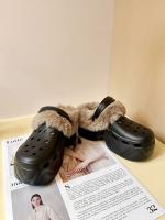 Nuevos Sandalias De Invierno Con Diseño De Dibujos Animados Para Mujer Zapatillas De Playa Con Plataforma Gruesa De 7cm Y Suela De Algodón Zapatillas De Jardín Para Mujer - details 10