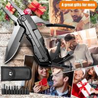 Cuchillo Multifuncional Plegable Herramienta Portátil De Sobrevivencia Para Exteriores Y Hogar Herramienta De Mano Para Emergencias En Coche Con Agarre De Acero Inoxidable - details 7