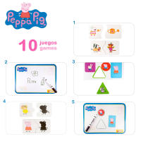 Peppa Pig - Mesa infantil Peppa Pig 10 juegos en 1 con pizarra y rotulador para dibujar, Mesa de dibujo, Escritorio educativo, Mesas infantiles, Regalo para niños 2 años - details 2