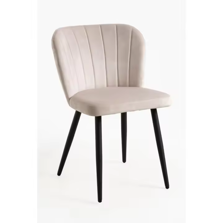 Regalos Miguel - Sillas Comedor - Silla Luk Terciopelo - Beige - 1