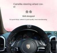 Funda Para Volante De Coche Invierno Plush Cálida Y Aromática Para Damas Tipo Universal Decorativa Accesorio Para Automóvil - details 0