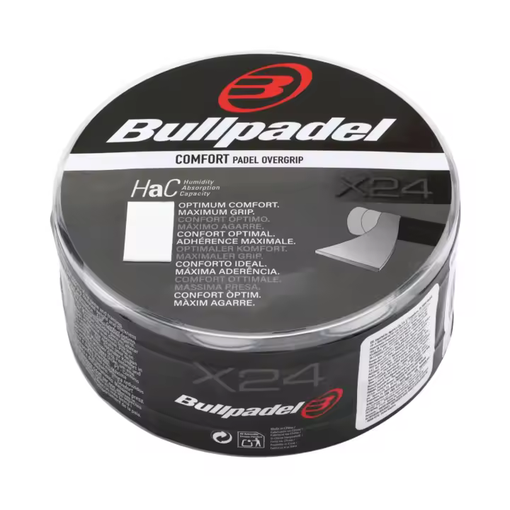 Cubo 24 Uds. Overgrip Bullpadel Comfort Gb1605 - 1
