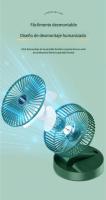 Ventilador pequeño, recargable, de larga duración, USB, telescópico, plegable, vertical, eléctrico, para exteriores, de pie - details 6
