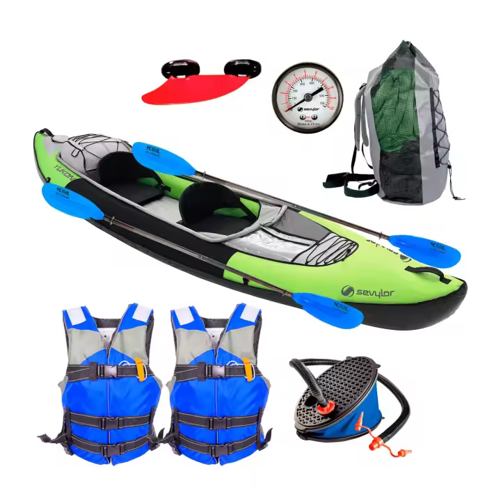 KAYAK HINCHABLE DOBLE SEVYLOR YUKON - FULL PACK - 1