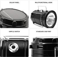 BIT Lámpara Camping, Linterna de Camping, Lampara Camping Recargable, Linterna Solar Recargable, Faroles Portátiles LED Lámpara, Lampara Camping Solar Portátil Impermeable para acampar al aire libre [Clase de eficiencia energética A+++] - details 3