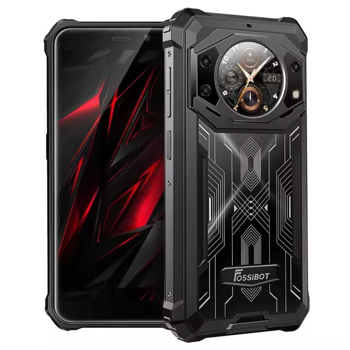 FOSSiBOT F101 Pro Smartphone Robusto 8GB+128GB Pantalla 5.45" HD+ 1.32”, Teléfono Celular Resistente 10600mAh, IP68 IP69K, Cámara de 24+8MP Android 13 Teléfono Resistente Desbloqueado Dual SIM 4G - 1