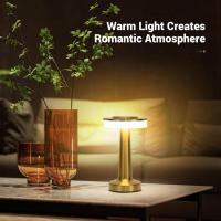 Lámpara De Mesa Retro LED Recargable Luz Nocturna Para Decoración De Habitación Sala De Estar Café Luces De Camping Iluminación De Escritorio - details 6