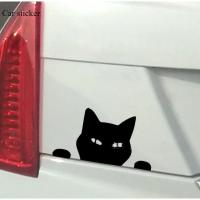 Pegatina Para Coche Impermeable De Dibujos Animados Gato Negro Decoración Lindo Para Automóvil Motocicleta Y Computadora Accesorios De Coche - details 1