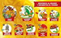 PIRATIX, ADVENTURE WORLD Kraken Ship – Barco Kraken de Piratix. Contiene 1 barco Kraken, 2 Piratix & accesorios exclusivos, 1 proyectil de cañón, 1 tesoro exclusivo, 6 tesoros dorados, 1 bandera exclusiva, 1 espada, 1 ancla y 1 prisión - details 2