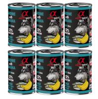 Pack 6 latas x 400 Gr - Alpha Spirit Comida Húmeda de Sardina con pátano para Perros - details 0